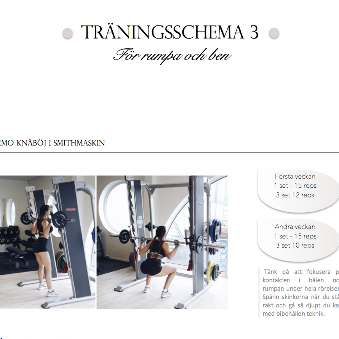 Rumpprogram - Gym