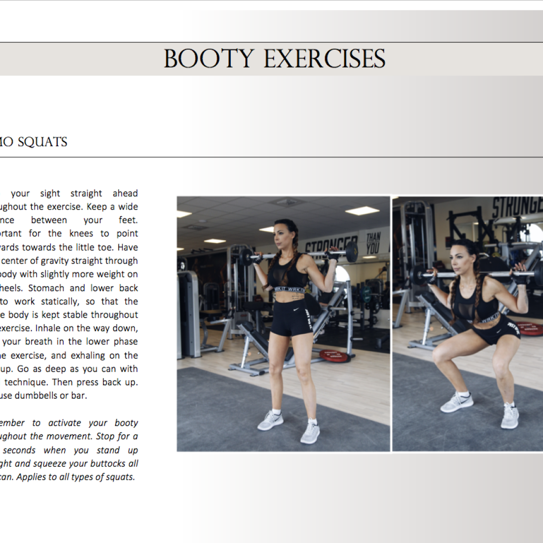 Booty building program - Gym